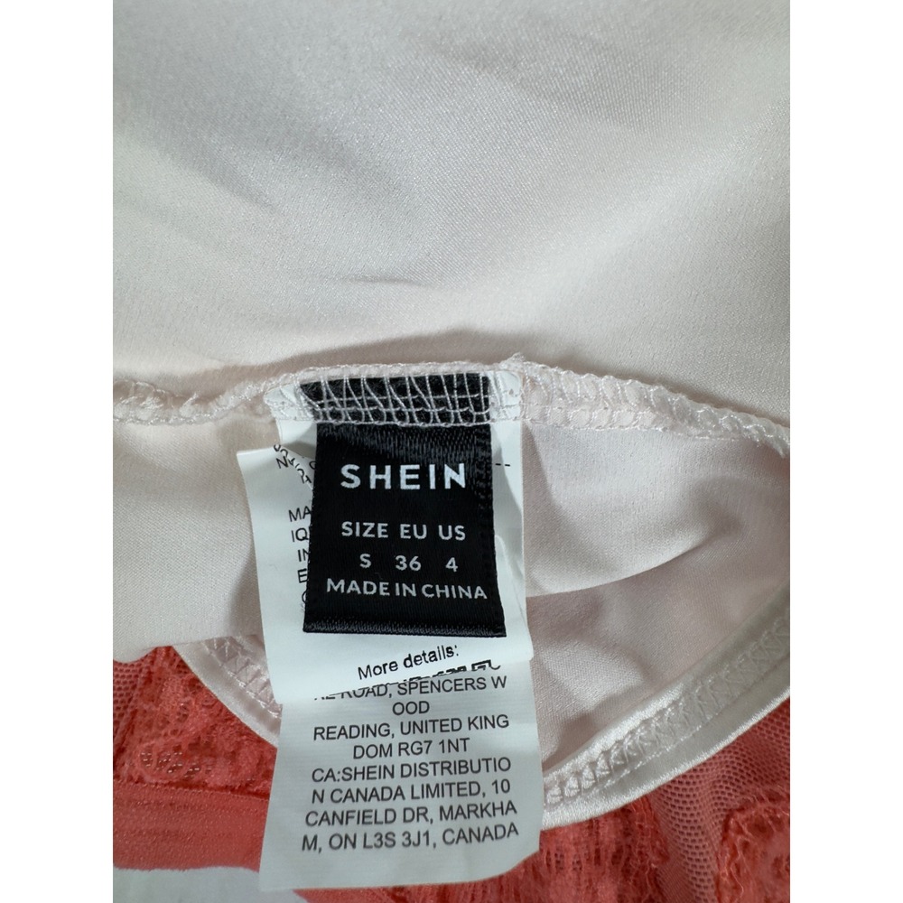 Shein Corset Bustier Top Set 4 Pieces Light Blue Beige Pink‎ Black Satin Lace - Picture 7 of 7